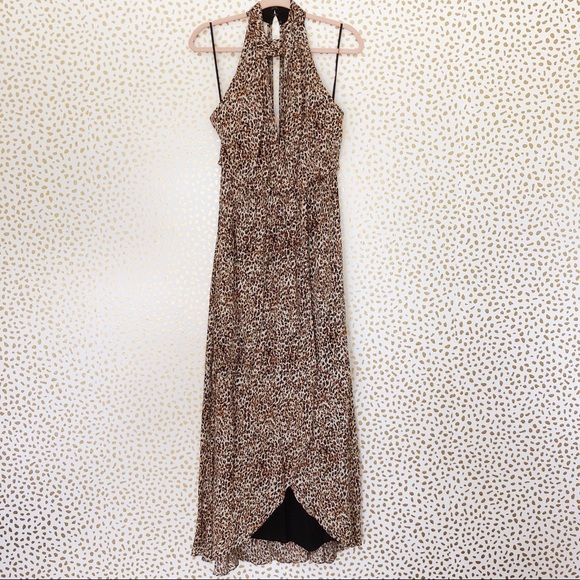 NWT Free People Animal Instincts Halter Maxi Dress - Picture 2 of 8